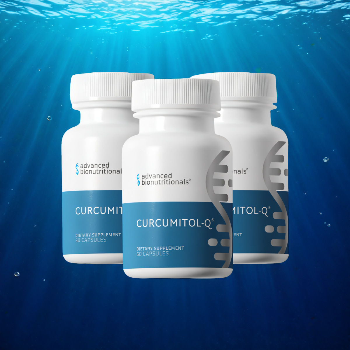 Curcumitol-Q® - BioBDMC® Curcumin Supplement - 3 bottles