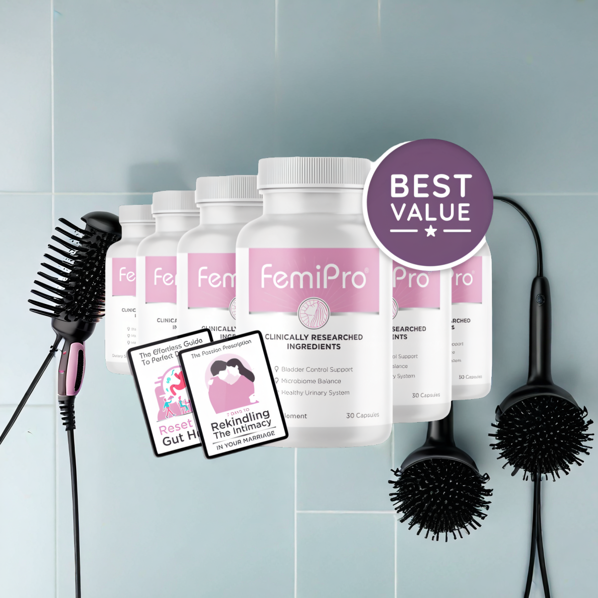 FemiPro - 6 Bottles + 2  Ebooks