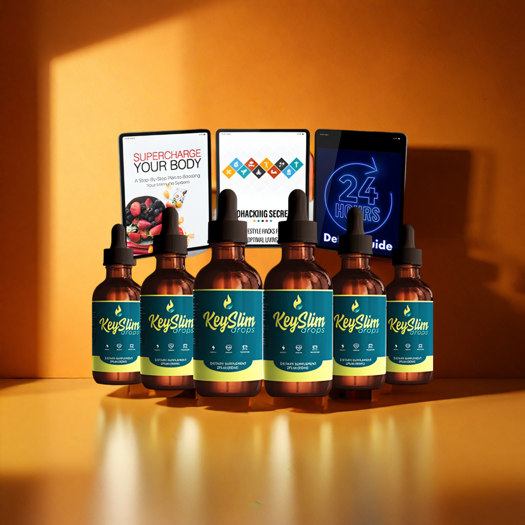 Keyslim Drops - 6 Bottles + 3 Digital Bonuses