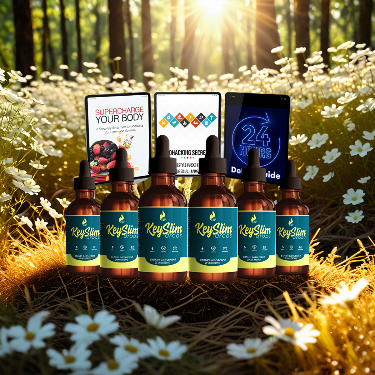 Keyslim Drops - 6 Bottles + 3 Digital Bonuses