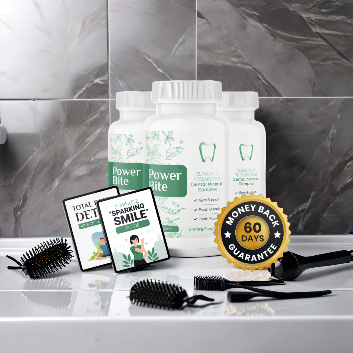 Power Bite - 3 Bottles + 2  Ebooks